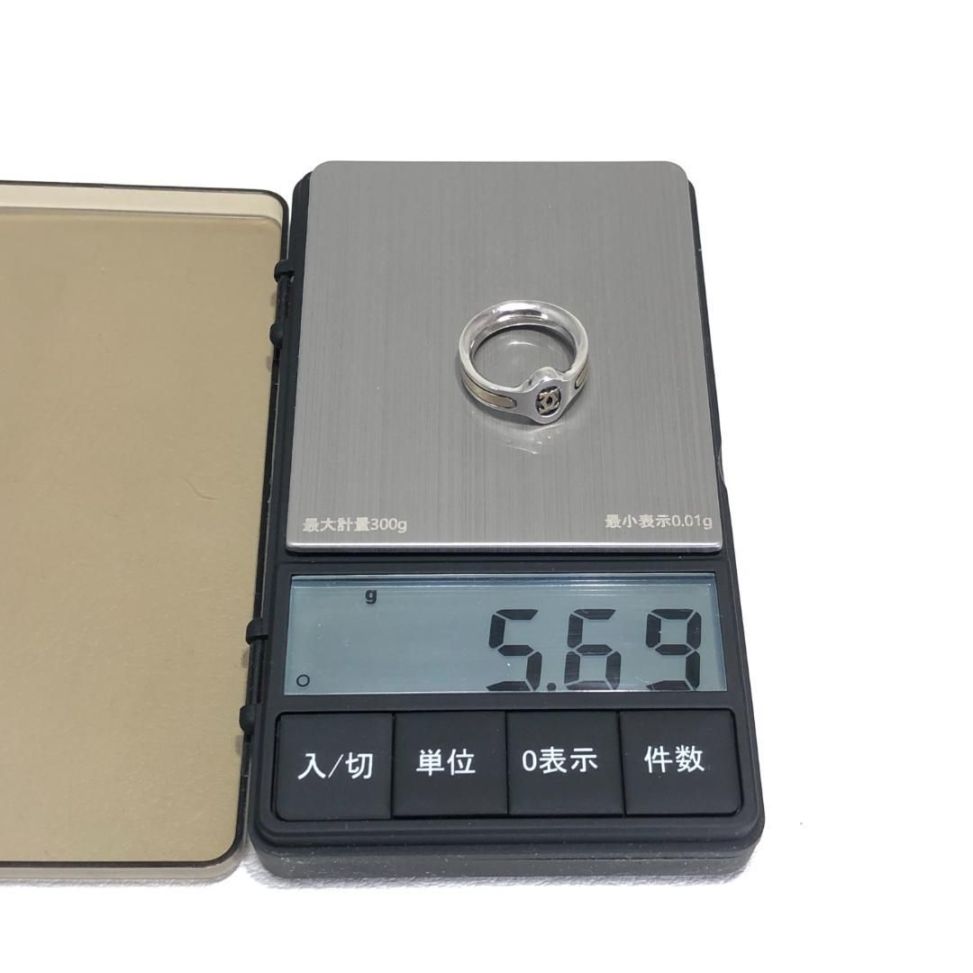 【ヴィンテージ・希少】Cartier カルティエ／2C デザイン リング／／9号／SV925・18K／シルバー・ゴールド