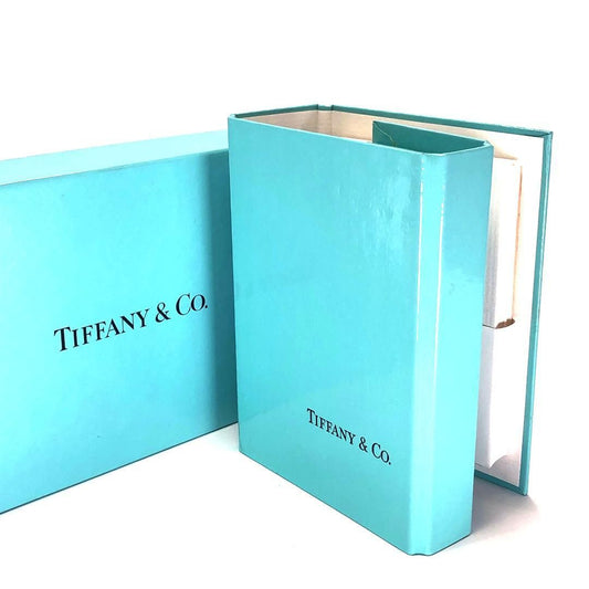 【美品・箱付き】Tiffany ティファニー／レターセット／BOOKカバー／紙／ブルー
