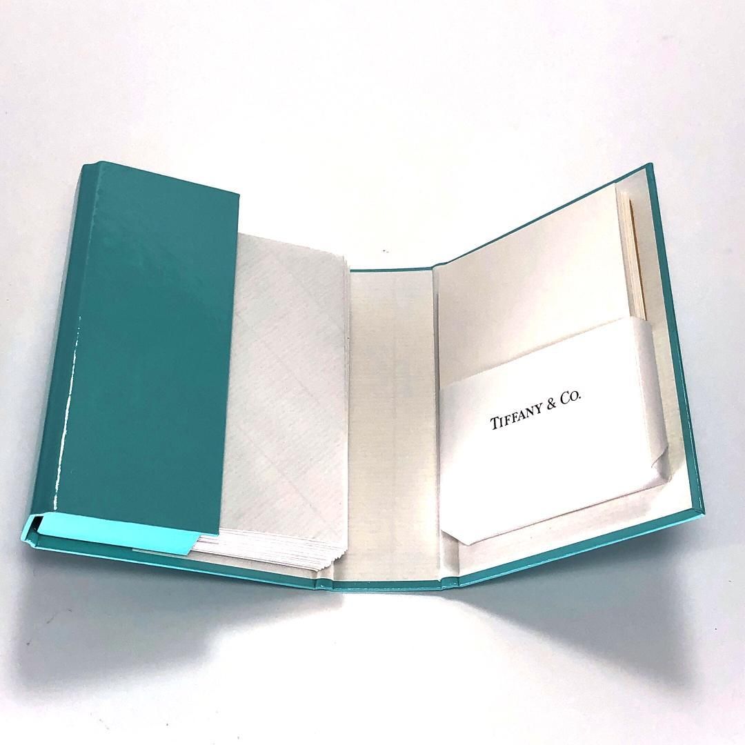 【美品・箱付き】Tiffany ティファニー／レターセット／BOOKカバー／紙／ブルー