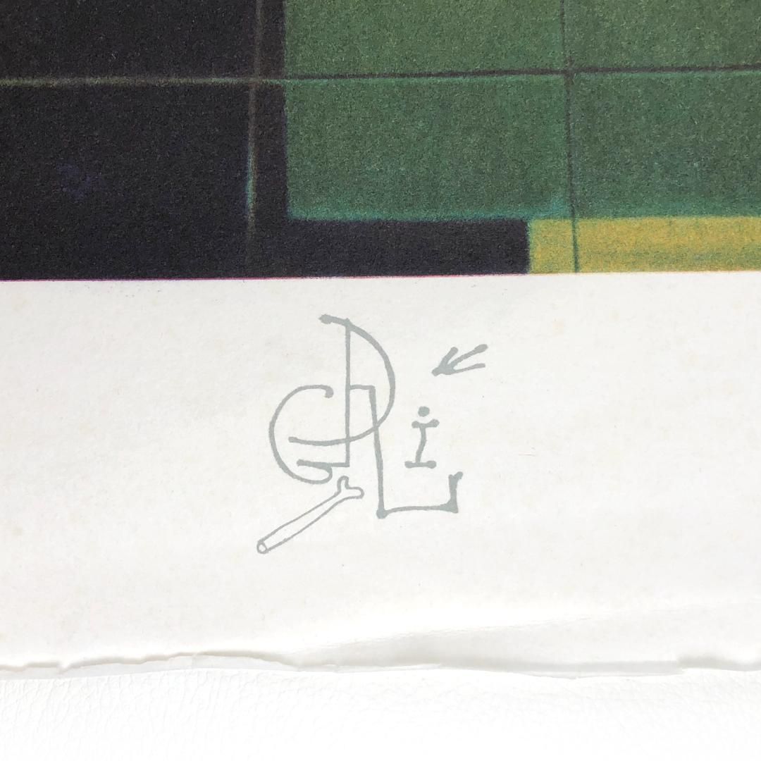 【真作】サルバドール・ダリ／大型 リトグラフ／「地中海をみつめるガラの肖像」／エディション有り／額無し