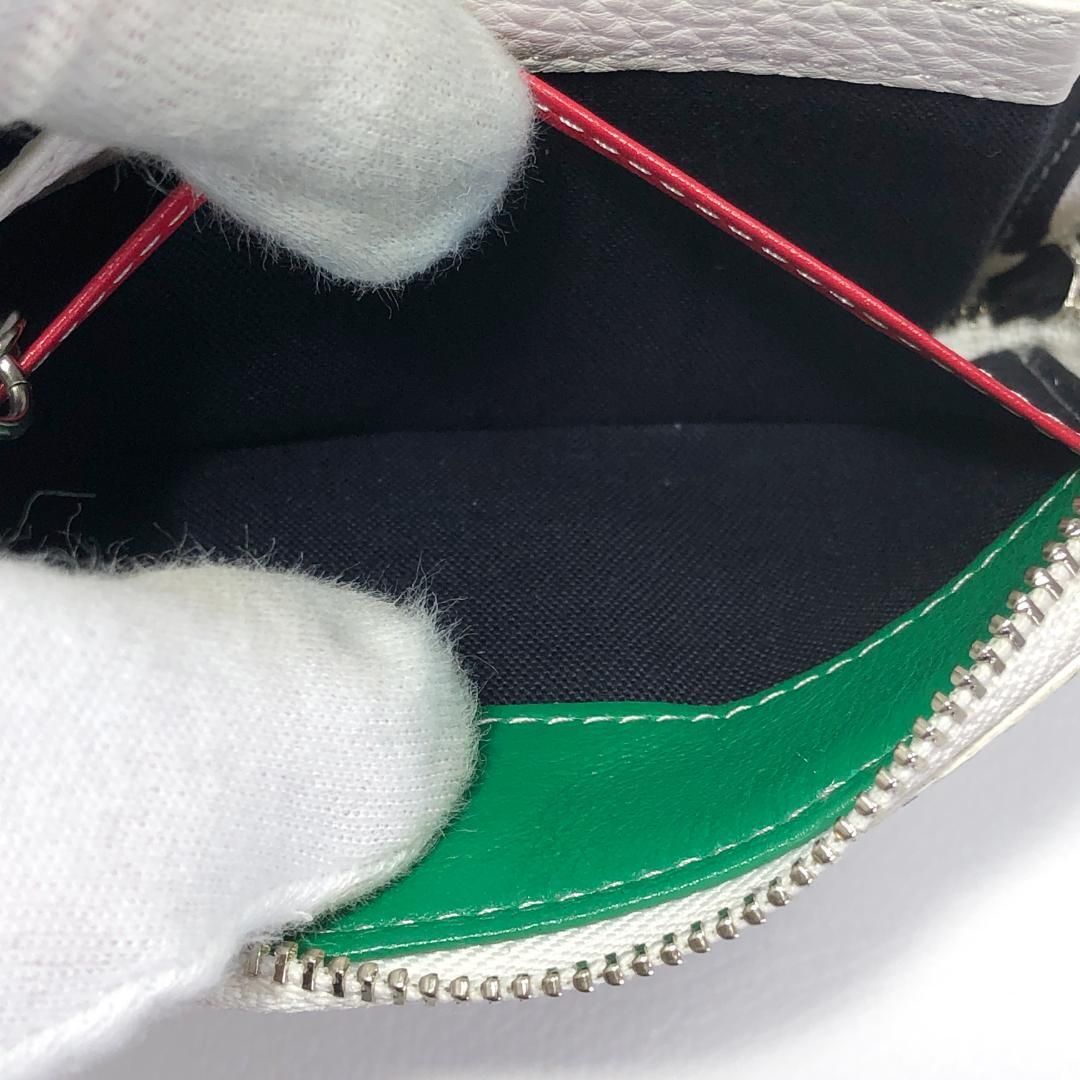 【美品】Vivienne Westwood ヴィヴィアンウエストウッド／FRATHOUSE L字 ジップウォレット／レザー／ホワイト